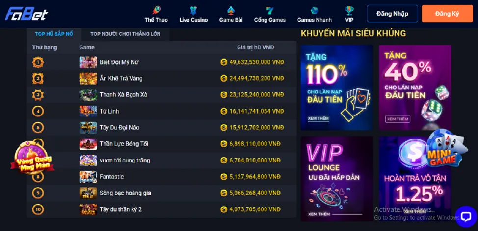 Minh họa các ưu đãi và khuyến mãi độc quyền cho thành viên VIP